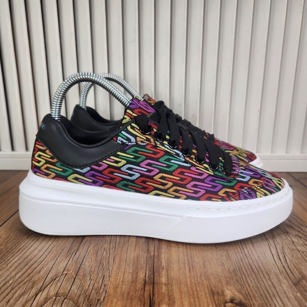 Skechers Cordova Classic High Status 185067 Women 6 Colorful Sporty Tennis Shoes